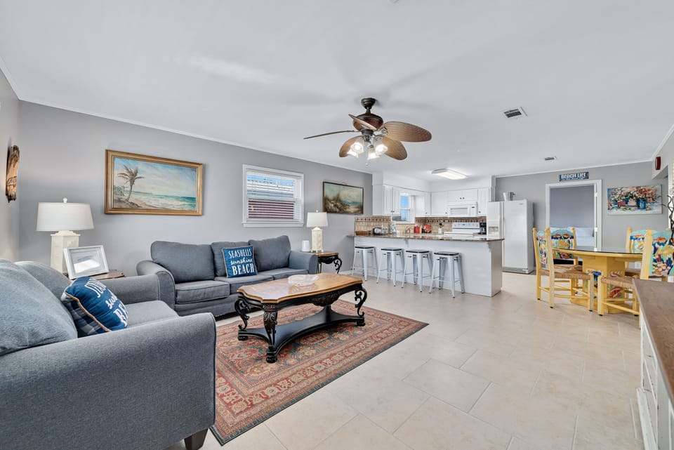 Open floor plan living space!