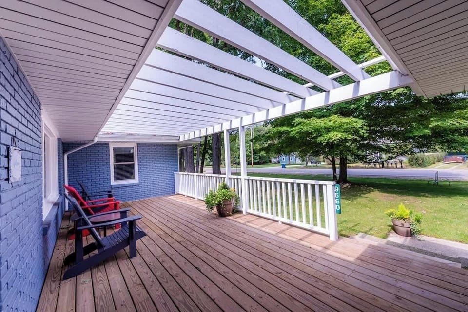 Front Porch and front yard
