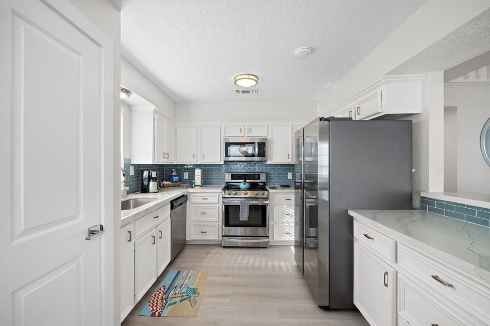 Whip up delicious meals in this charming kitchen