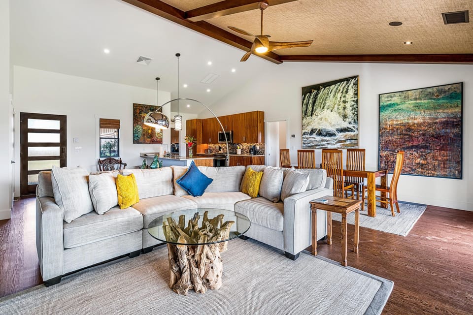 House, Multiple Beds, Mountain View (Ainamalu at Waikoloa Beach Resort ) | Living area | TV