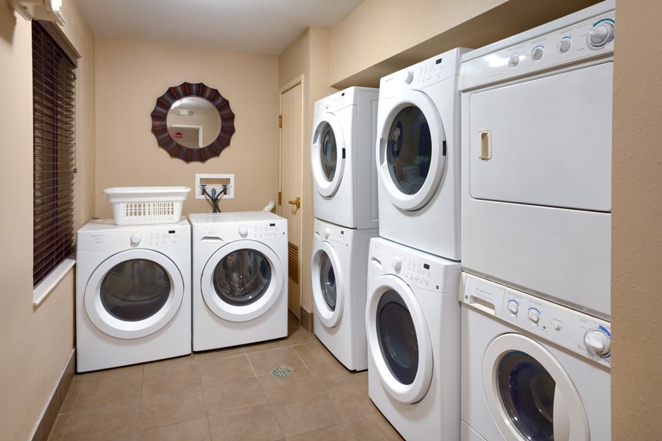 Convenient laundry facilities are ready to keep your clothes fresh and clean during your stay.