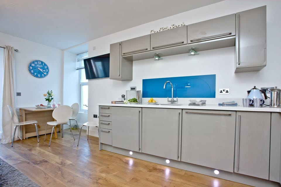 Kitchen, TV, Dining Area-6 At The Beach