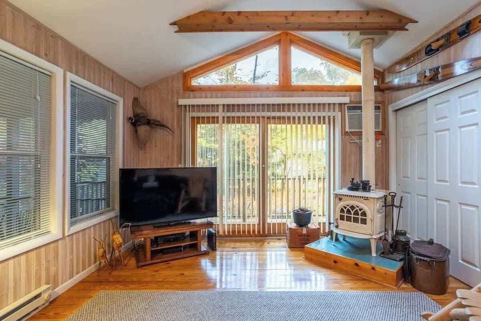 Great Room with Wood Burning Fire Place