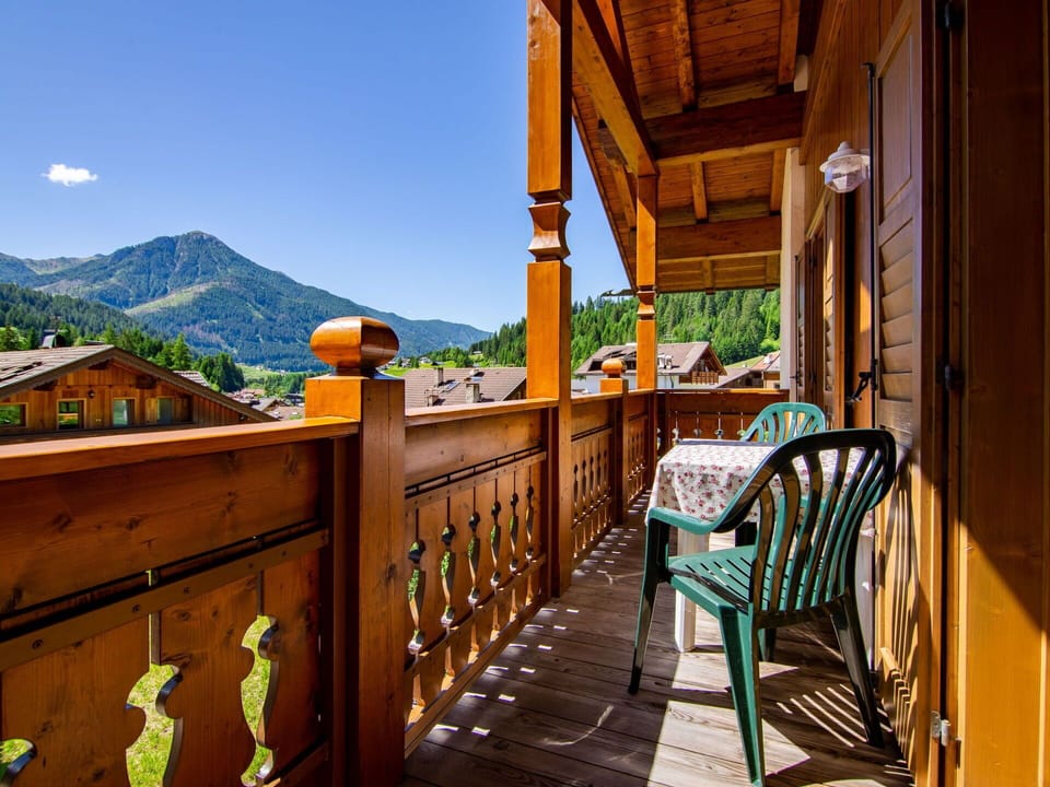 Sky, Property, Azure, Wood, Mountain, Fence, Porch, Shade, Wood Stain, Real Estate