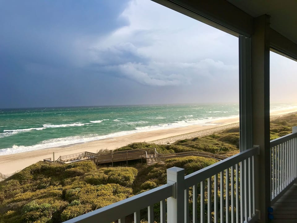 Stormy view!