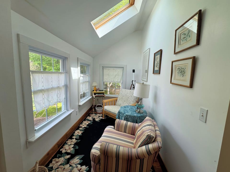 Nice sitting area inside owner suite bedroom.
