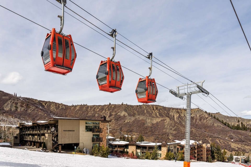 The Shadowbrook Condos are located right on the Fanny Hill ski slope in Snowmass.
