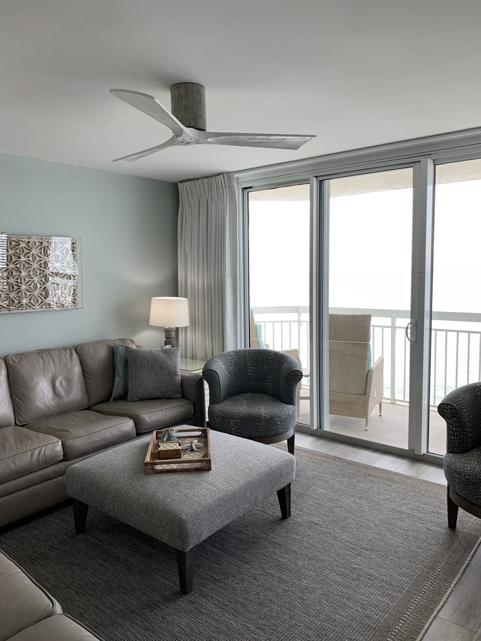 New furniture and ceiling fan!