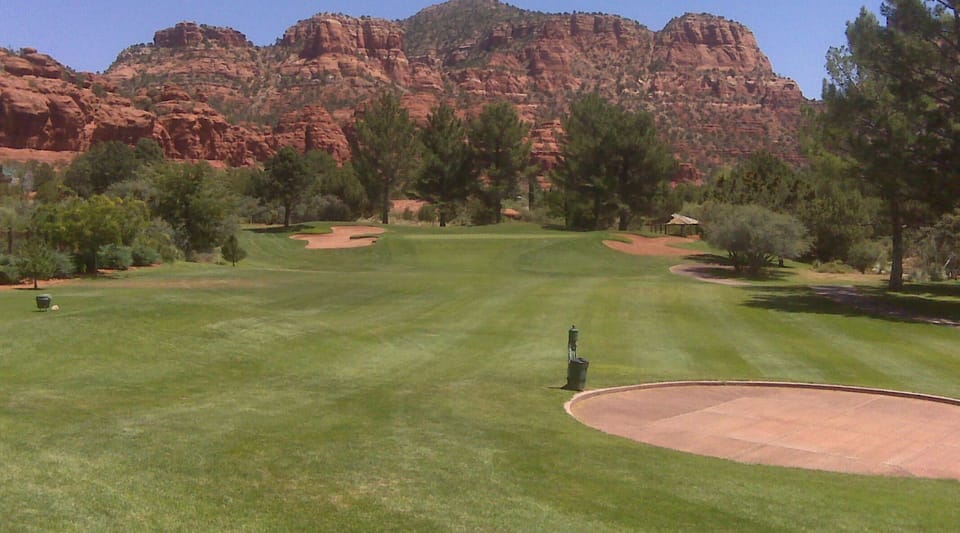 Located between two public golf courses, with beautiful scenery all around!