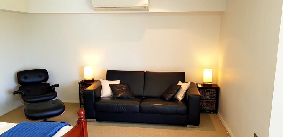 Queen sofabed with innerspring mattress (just byo linen!)...