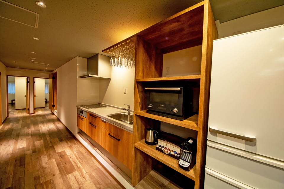 Apartment, 3 Bedrooms | Private kitchenette | Coffee/tea maker, full-size fridge, microwave, stovetop