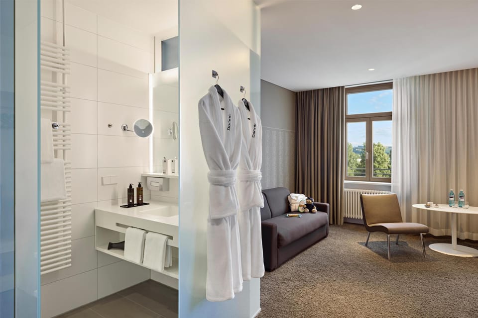 Premium bedding, down comforters, in-room safe, individually furnished