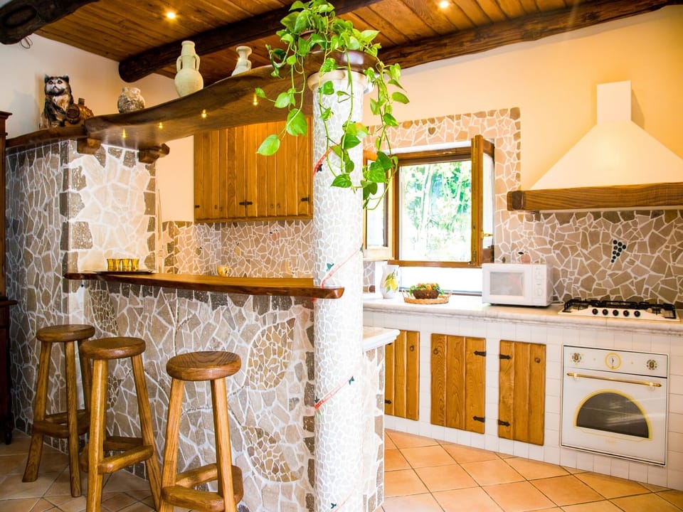 Villa, 3 Bedrooms | Private kitchen | Espresso maker, coffee/tea maker, full-size fridge, microwave