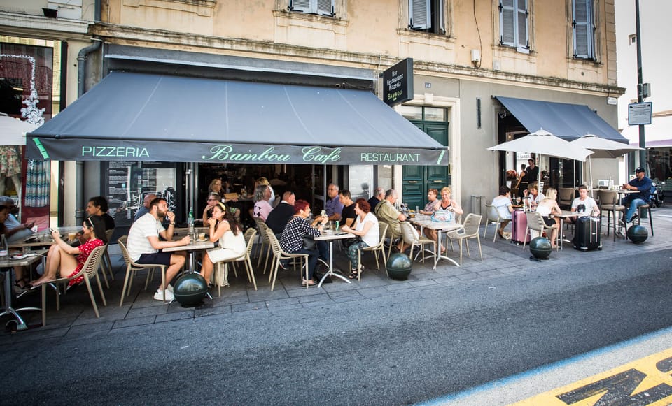 Dine in style: Bamboo Cafe on our first floor, a gourmet joy for Cannes guests.