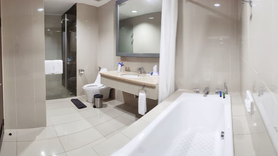 Presidential Suite, 1 King Bed | Bathroom | Shower, free toiletries, hair dryer, slippers