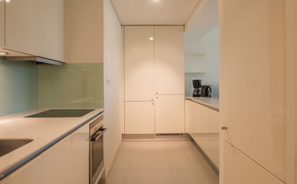 Apartment, 2 Bedrooms, Sea View | Private kitchen | Full-size fridge, microwave, stovetop, dishwasher