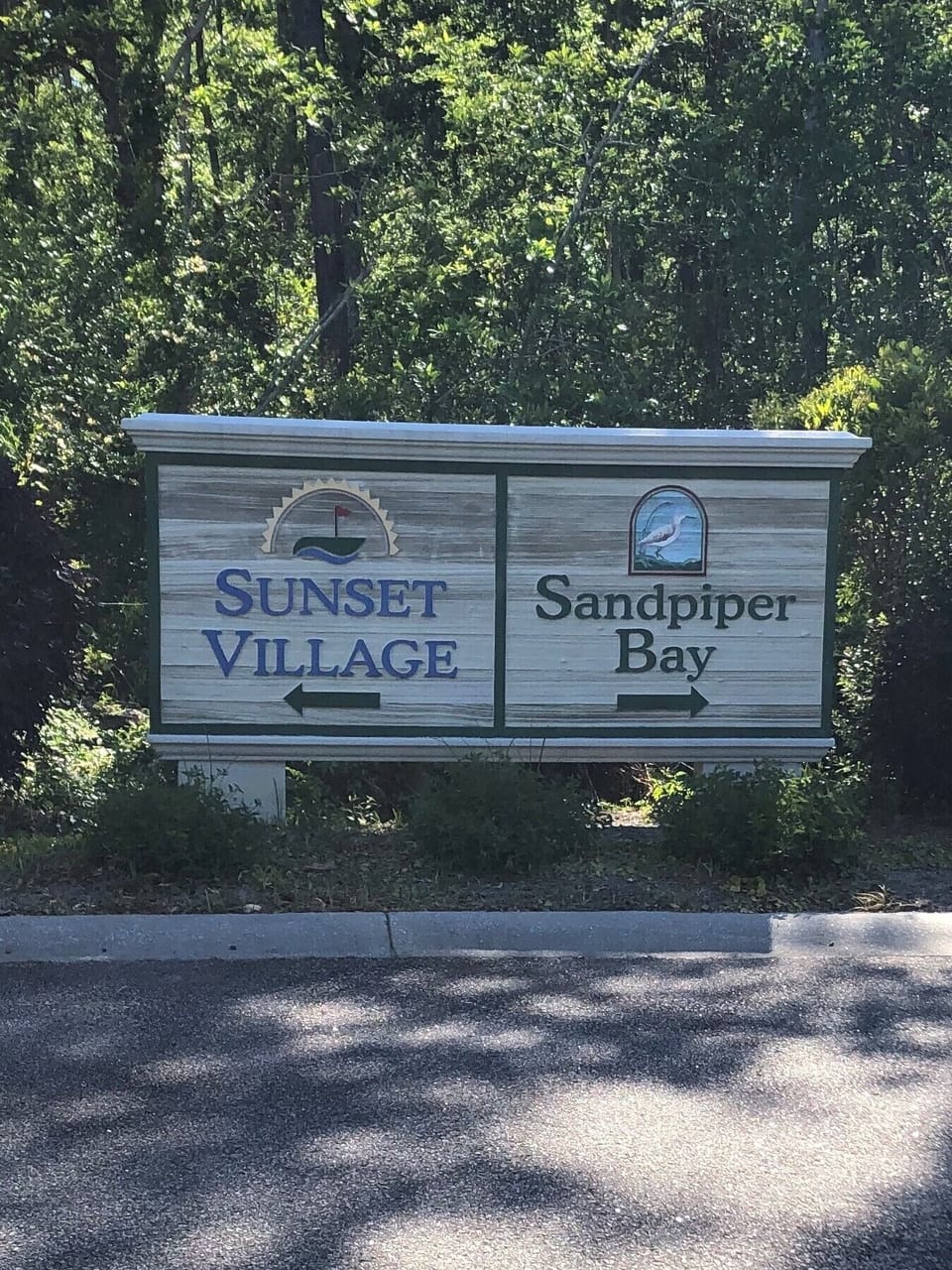Sunset Village Sign
