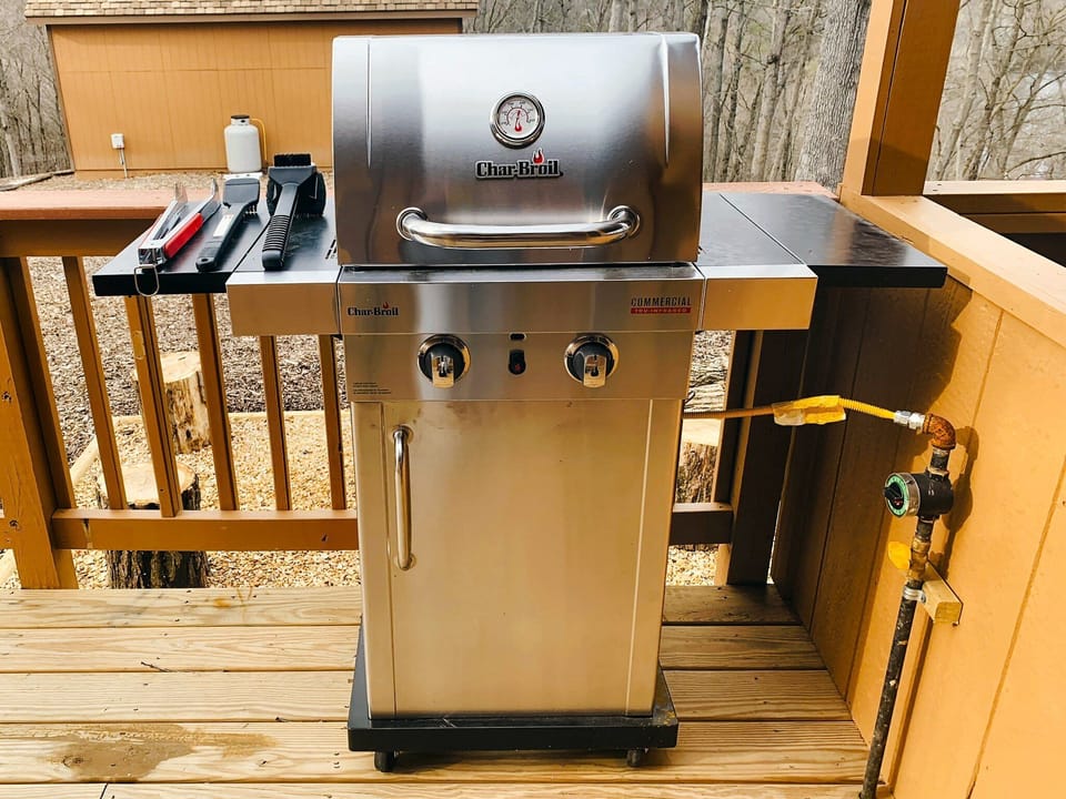 Enjoy cooking on the propane grill :)