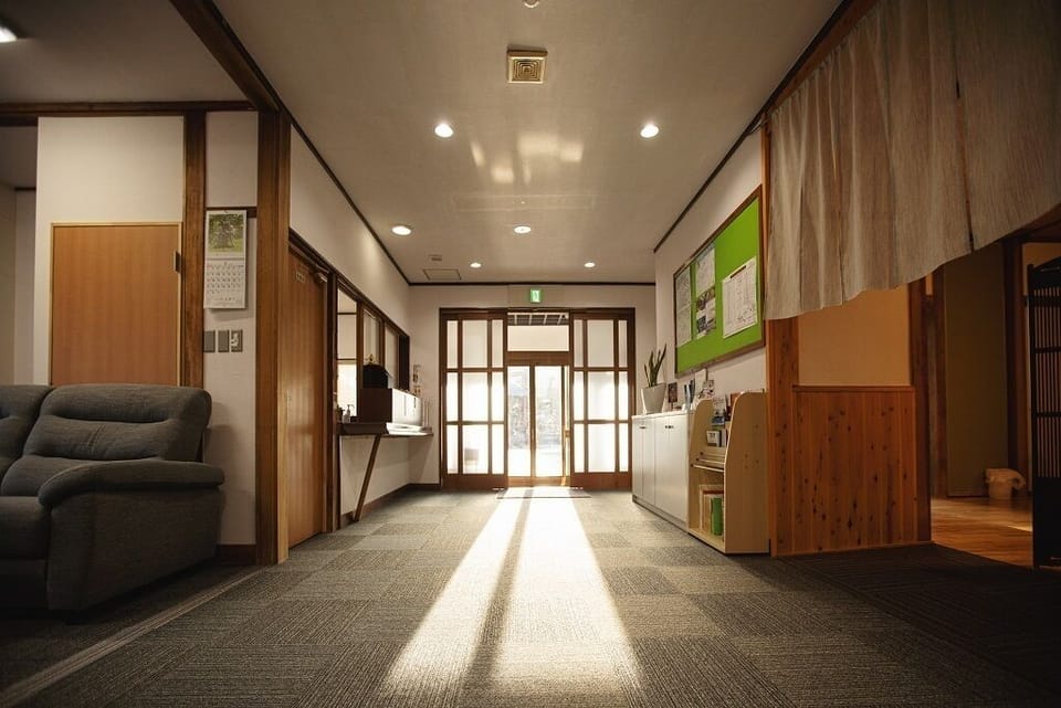 Interior entrance