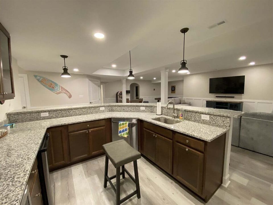 Beautiful new wet bar