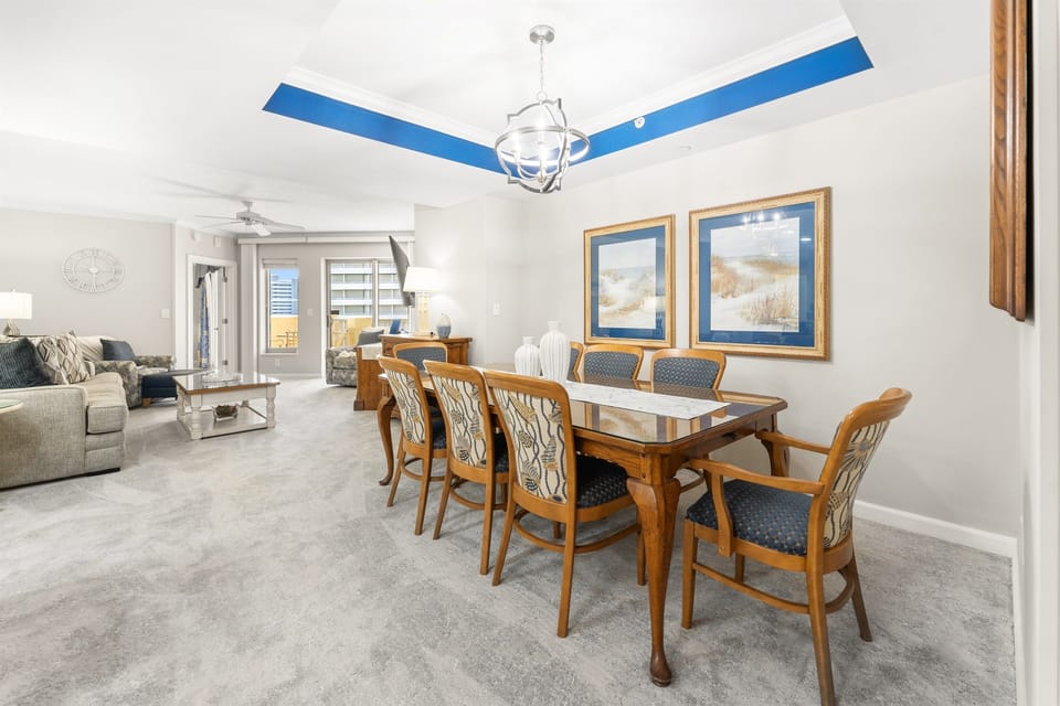 Large Dining area with seating for 8