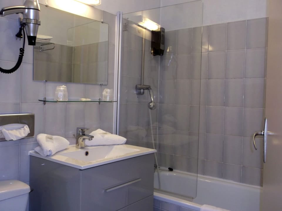 Free toiletries, hair dryer, towels, soap