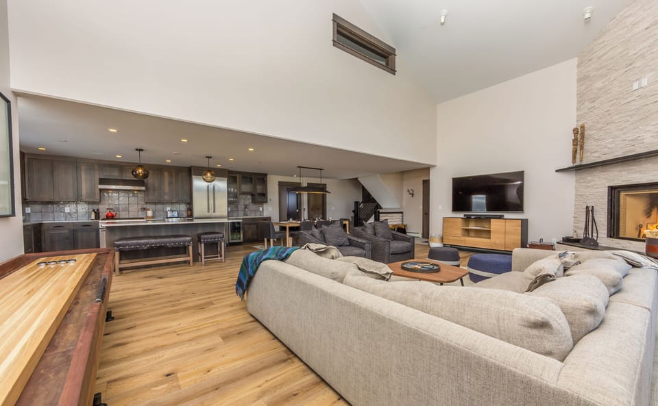 Open Concept Living and Dining Room