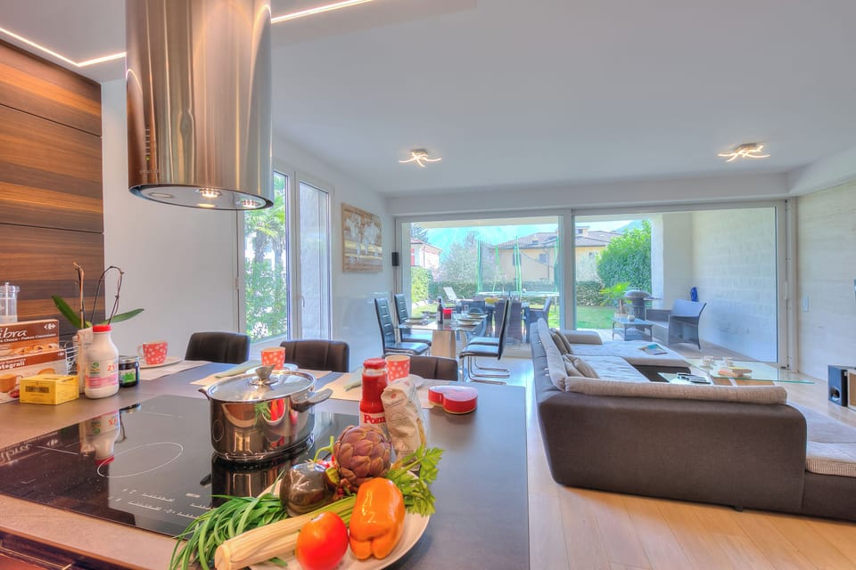 Family Apartment, Multiple Bedrooms, 2 Bathrooms (Rebecca Garden) | Living room | 22-inch flat-screen TV with digital channels, TV, DVD player