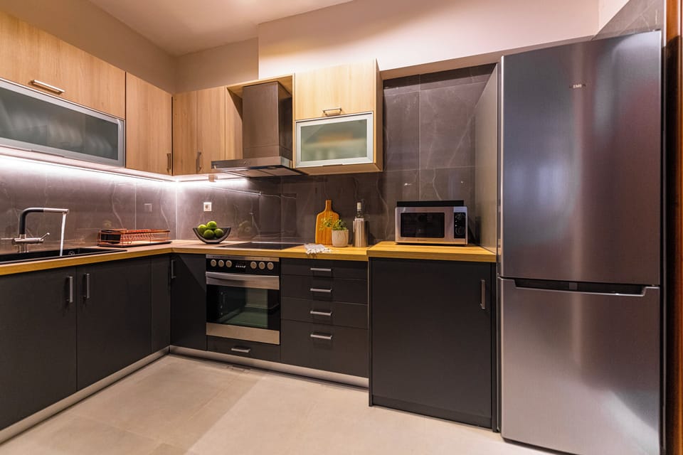 Villa, 2 Bedrooms, Smoking, Private Pool | Private kitchen | Fridge, electric kettle, highchair, cookware/dishes/utensils