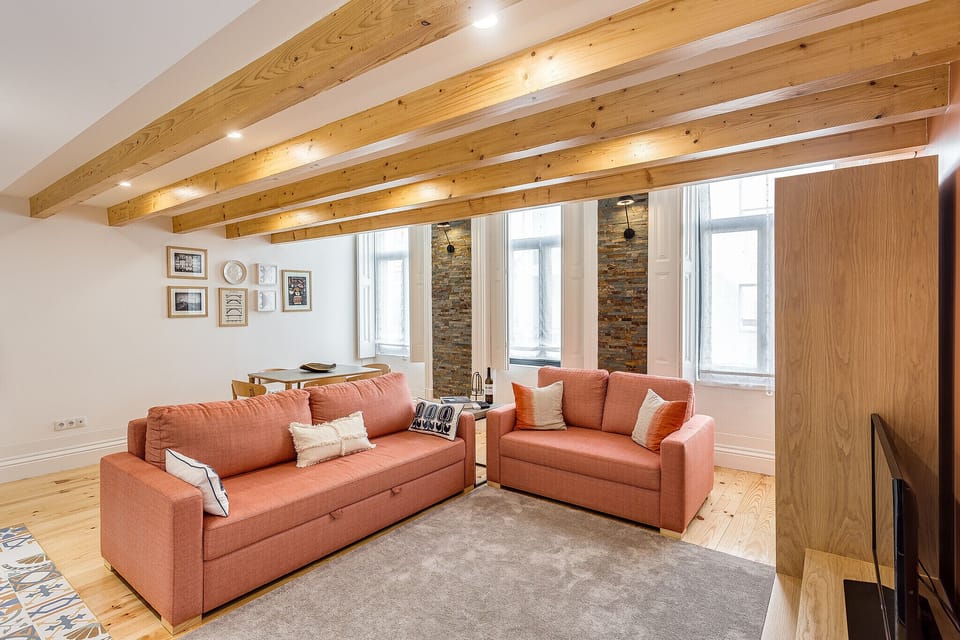 Living room: equipped with two sofa-bed, Smart TV and Air Conditioning