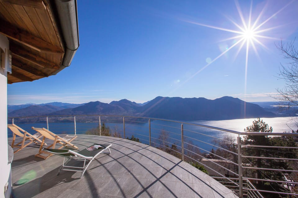Honeymoon Apartment, 2 Bedrooms, Fireplace, Mountainside (The Perfect View in a Premeno) | Terrace/patio