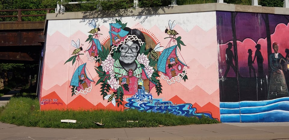 Murals throughout the City