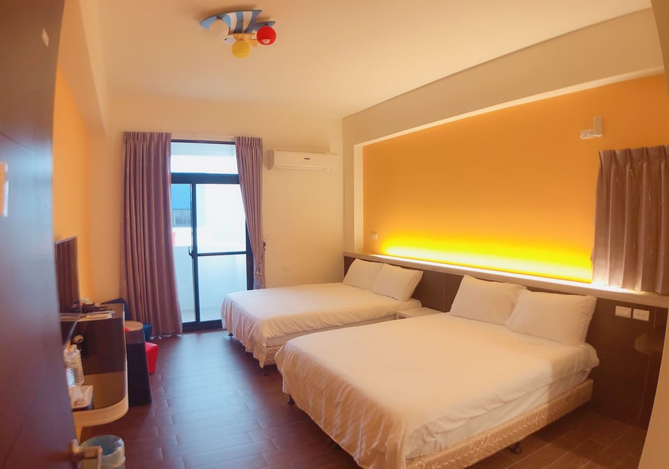 Quadruple Room, Balcony | Blackout drapes, free WiFi, bed sheets