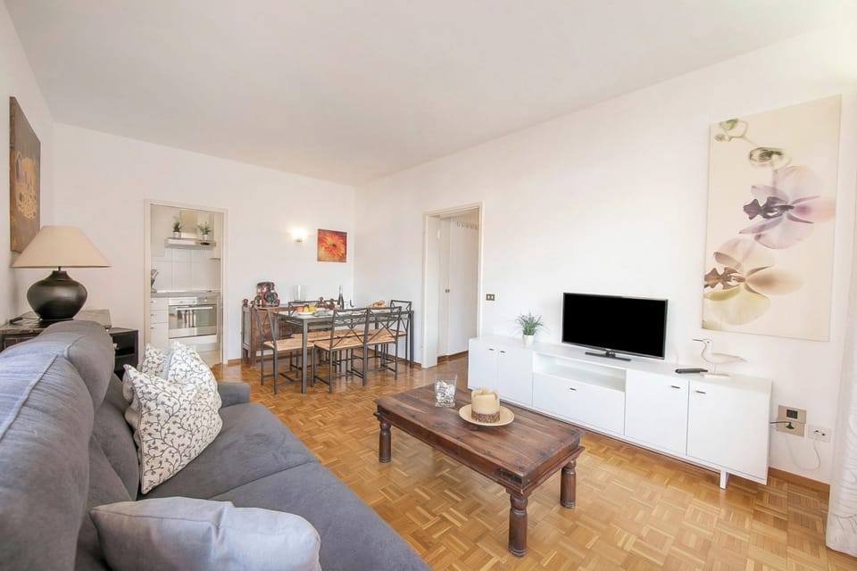 Family Apartment, 1 Bedroom, Microwave (Kiki House) | Living area | 22-inch flat-screen TV with digital channels, TV
