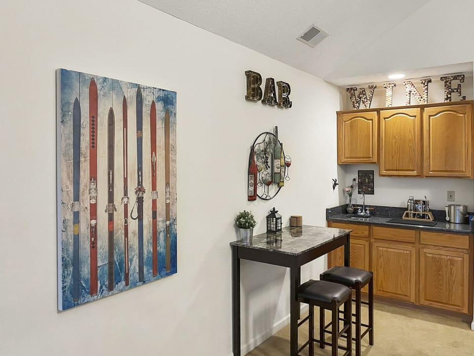 It's always 5 o'clock at the mini wet bar