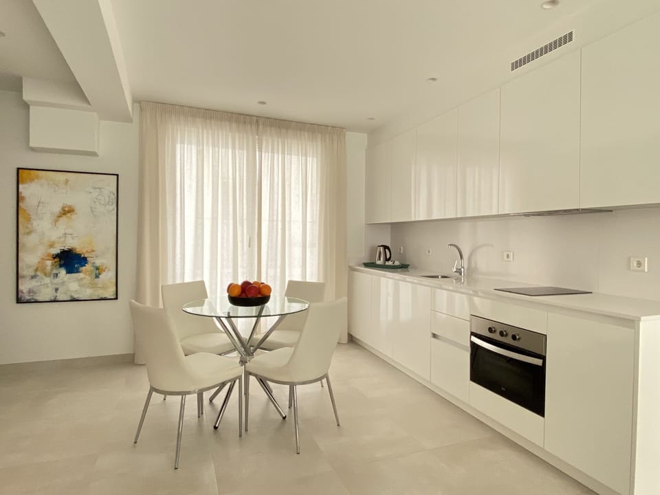 Apartment, 1 Bedroom | Living room | 55-inch Smart TV with digital channels, TV, Netflix