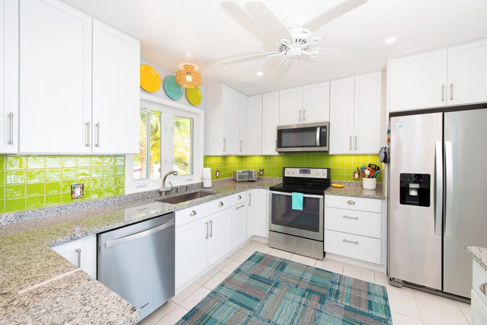 All cookware, dishware, glassware, and cutlery is included for your stay. 
