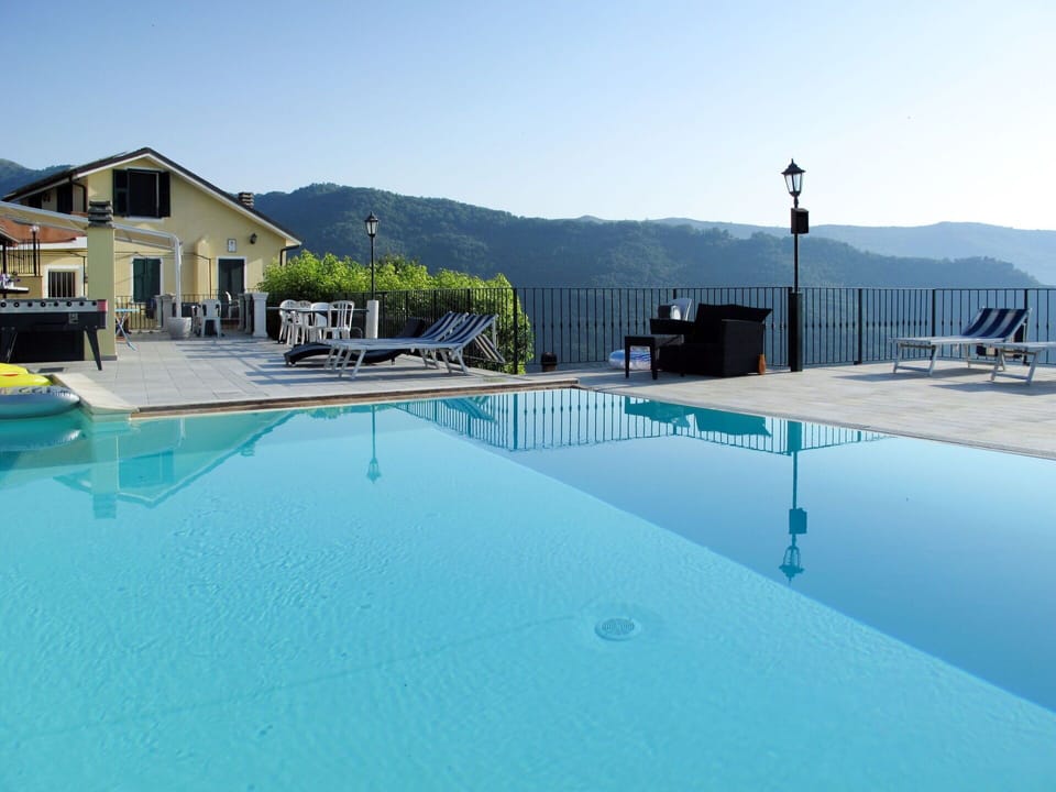 Sky, Water, Property, Building, Swimming Pool, Azure, Window, House, Leisure, Mountain