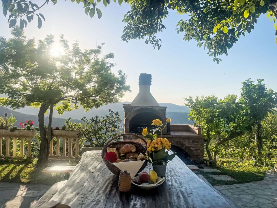 Garden, Mountain Range, Outdoor Furniture, Outdoor Table, Valley, Chair, Landscaping, Eco Hotel, Backyard