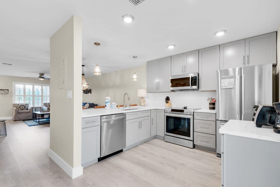 Large and spacious kitchen for your chef
