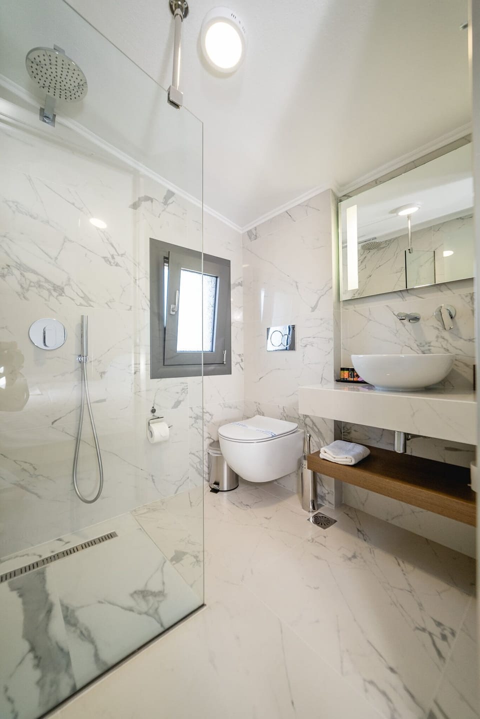 Villa, 2 Bedrooms, Private Pool, Sea View | Bathroom | Shower, rainfall showerhead, designer toiletries, hair dryer