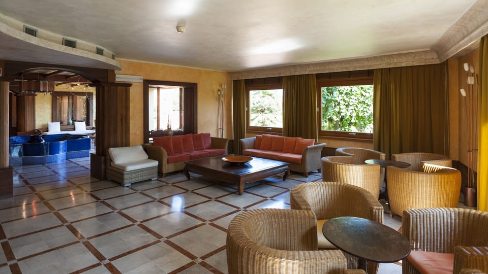 Lobby sitting area