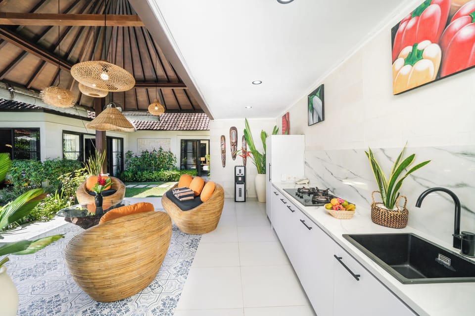 Villa, 2 Bedrooms | Private kitchen | Coffee/tea maker, fridge, electric kettle