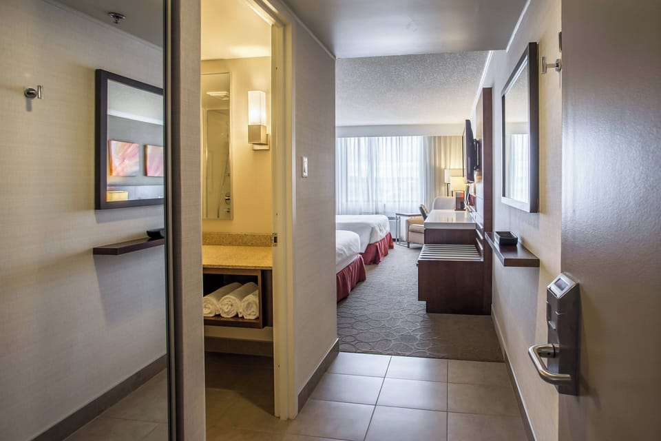 Room, 2 Queen Beds | Hypo-allergenic bedding, desk, laptop workspace, blackout drapes