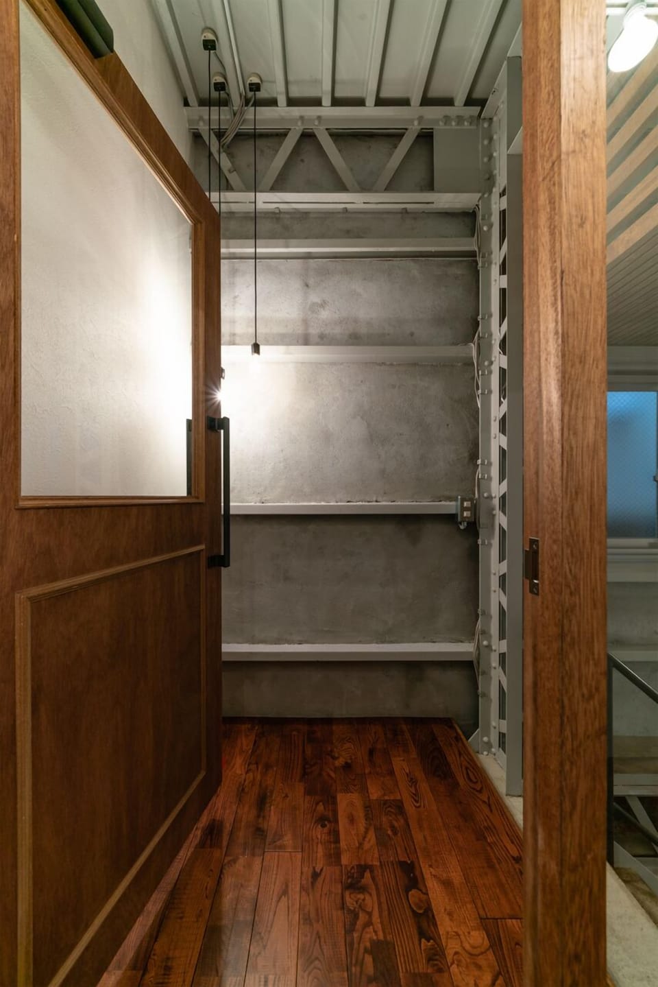 Interior entrance
