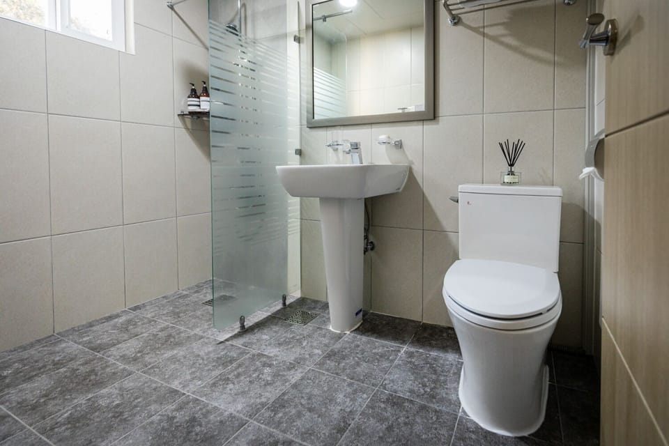 Room (13py) | Bathroom | Shower, free toiletries, hair dryer, towels