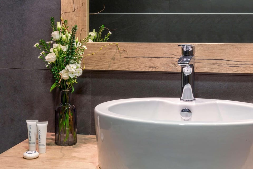 Premium Room | Bathroom | Free toiletries, hair dryer, towels