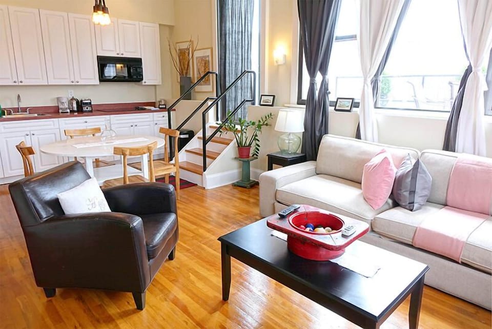 Premium Suite, 2 Bedrooms, Terrace | Living area | 42-inch LCD TV with cable channels, TV