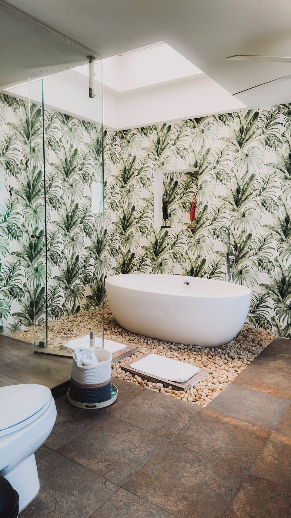 Luxury Suite, 1 King Bed, Ocean View | Bathroom | Rainfall showerhead, hair dryer, towels, soap