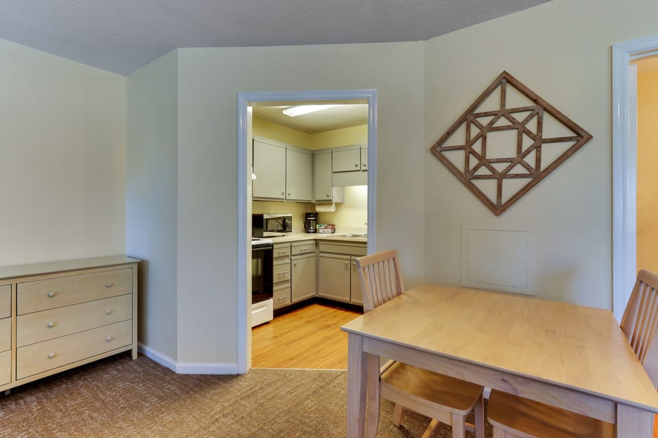 Studio Suite, 2 Double Beds | Individually furnished, desk, laptop workspace, iron/ironing board